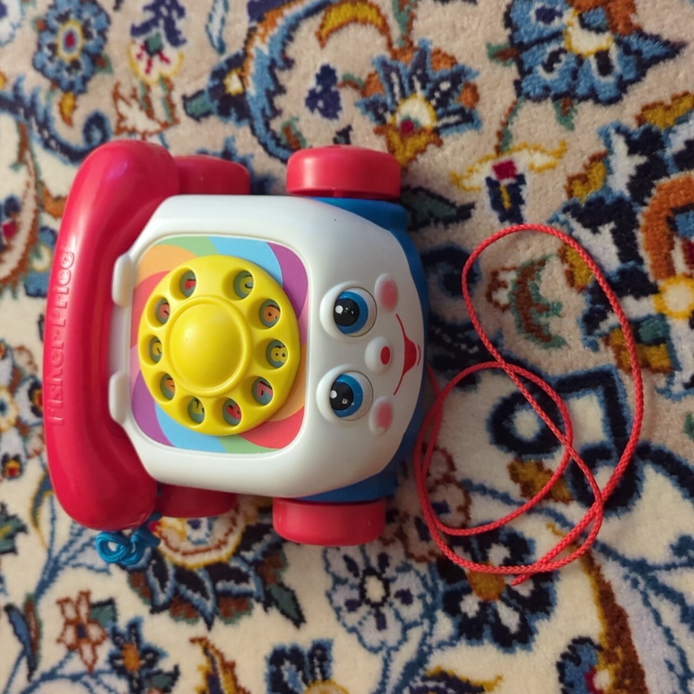 Fisher price kids play pull phone